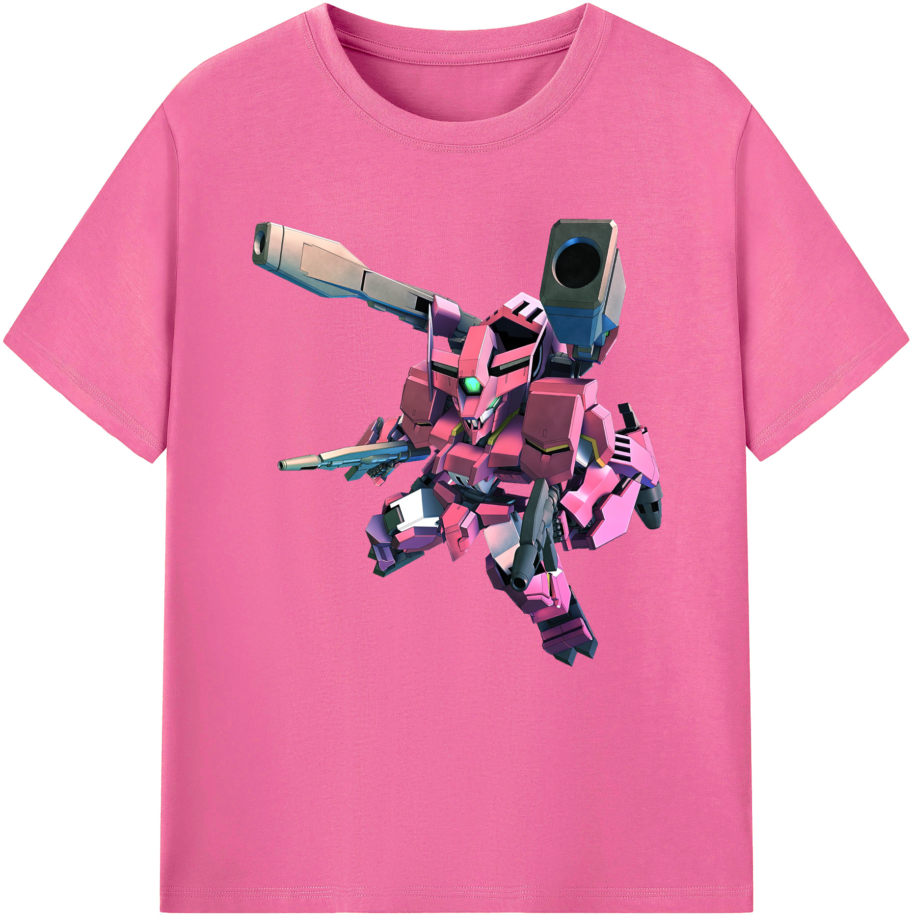 （画像用） 機動戦士ガンダム Mobile Suit Gundam レディースカジュアルプリントTシャツ（綿100％）